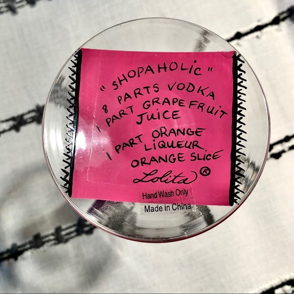 Lolita Shopaholic martini glass - Picture 7 of 8